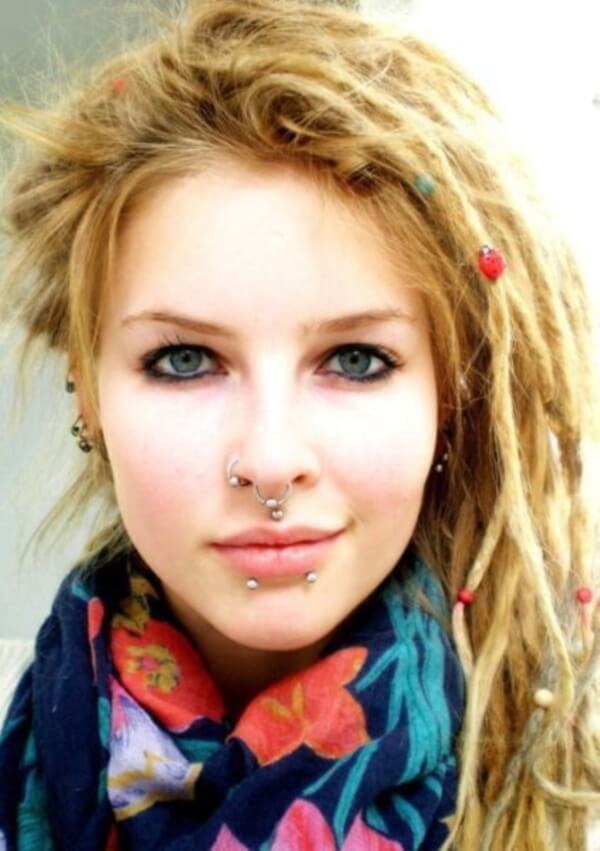 Cute Facial Piercings for Girls to Stand in VOUGUE0131