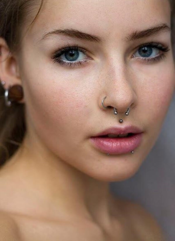 Cute Facial Piercings for Girls to Stand in VOUGUE0141