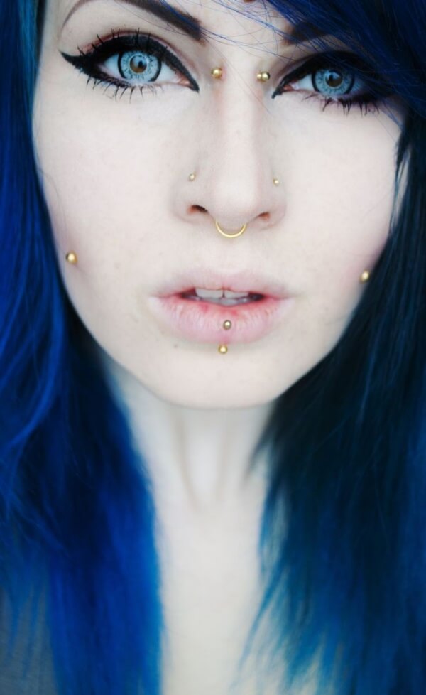 Cute Facial Piercings for Girls to Stand in VOUGUE0551