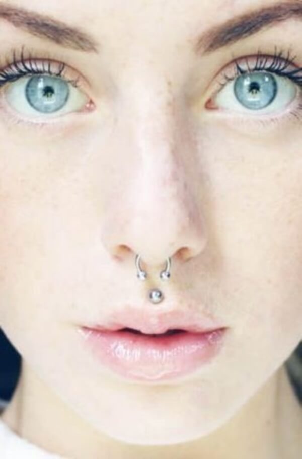 Cute Facial Piercings for Girls to Stand in VOUGUE0581