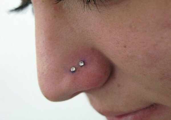 Double Nose Piercing (1)