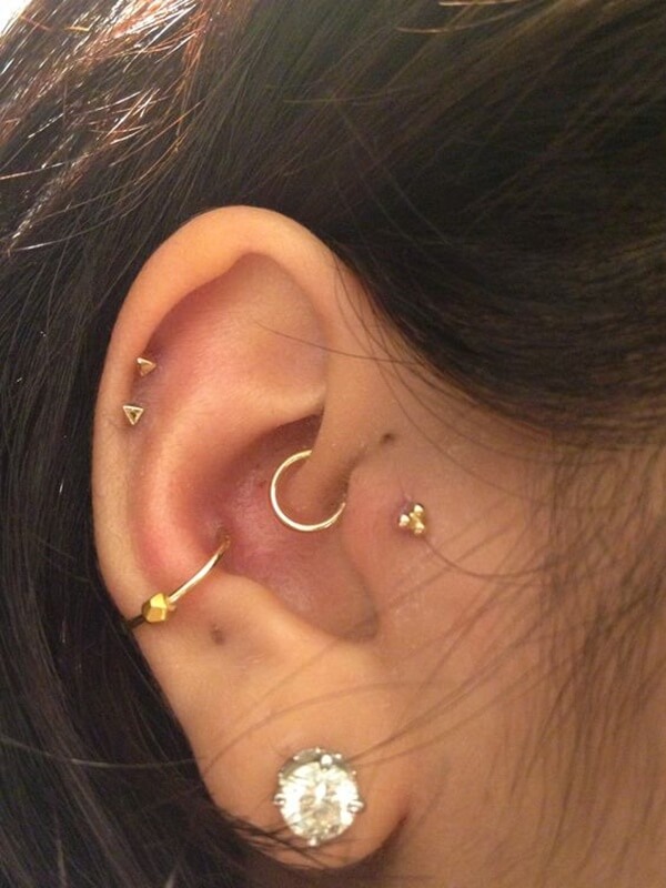 Inner & Outer Conch Piercing (2)