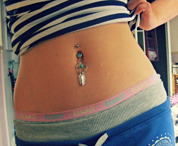 Navel Piercing designs10