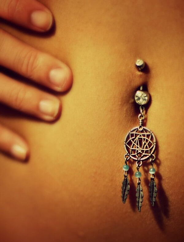 Navel Piercing designs45