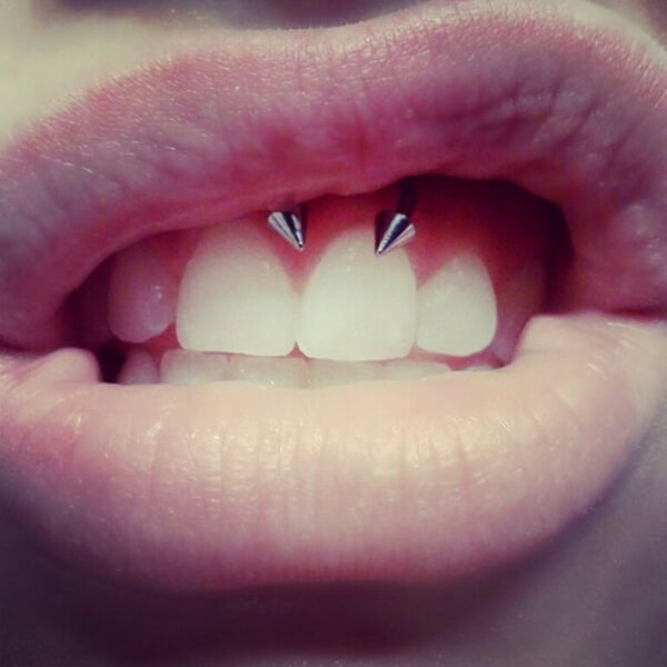 Smiley Piercing designs 12