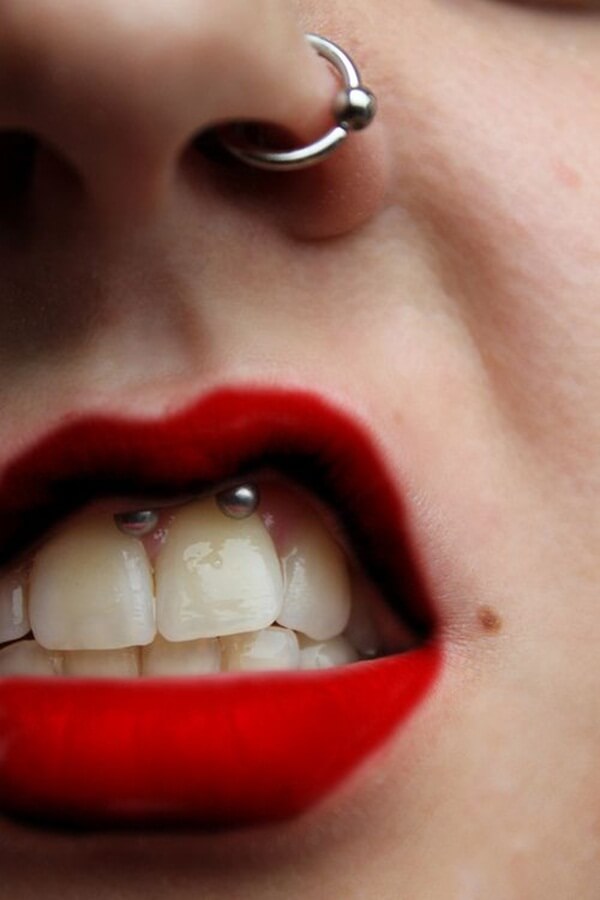 Smiley Piercing designs 13