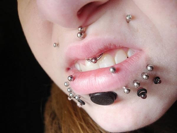 Smiley Piercing designs 40