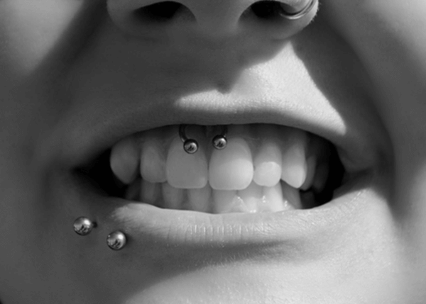 Smiley Piercing designs 42