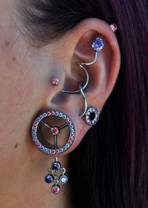 Spiral piercing designs56