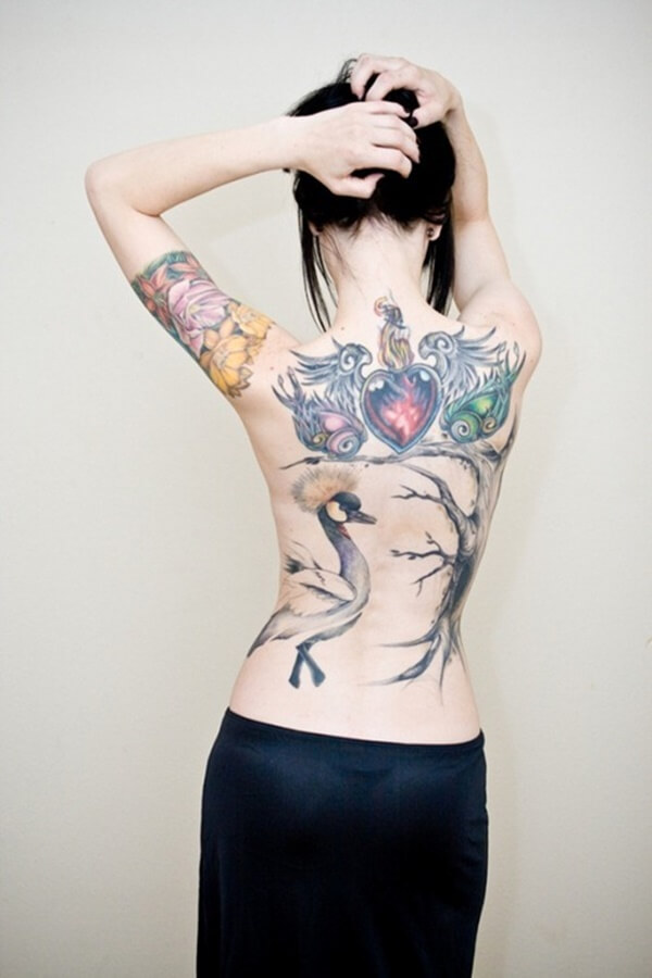 back tattoos for women