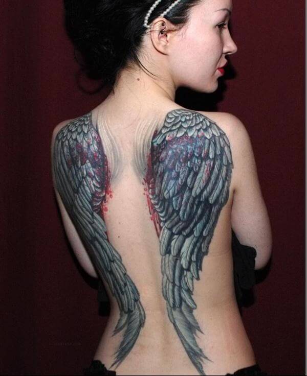 back tattoos for women