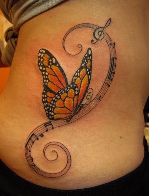 Monarch butterfly tattoo designs