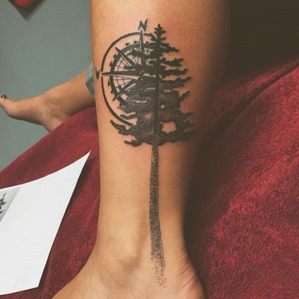 compass-tattoo-designs-15