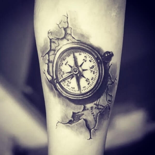 compass-tattoo-designs-33