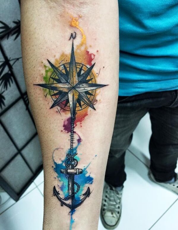 compass-tattoo-designs-42