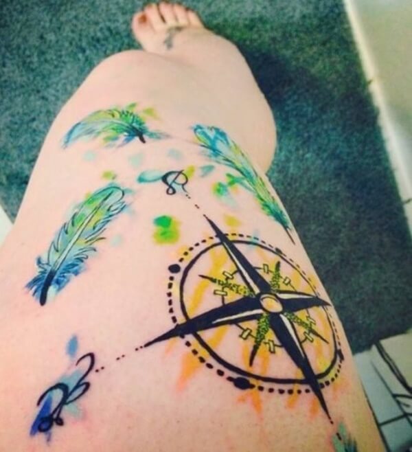 compass-tattoo-designs-72