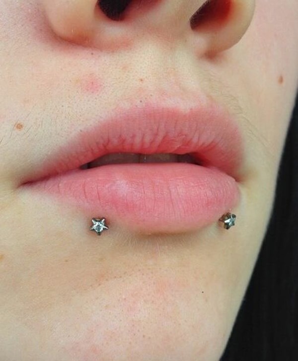 double lip piercing (9)