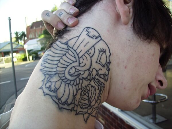 Neck tattoo designs (65)