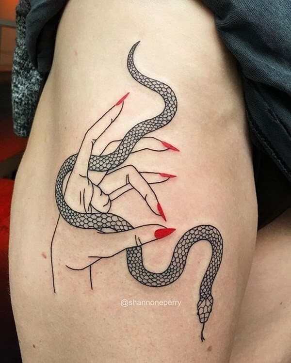 snake tattoo ideas 37