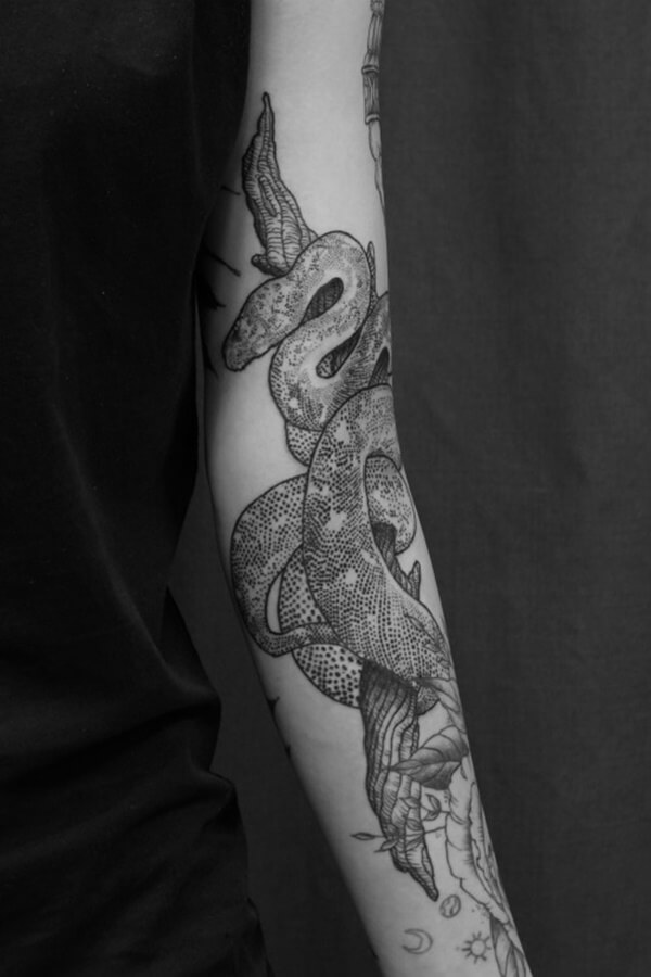 snake tattoo ideas 75