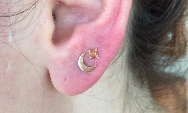 sun,moon and star piercing (90)