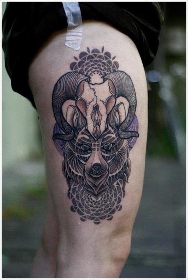 thigh tattoo designs (37)