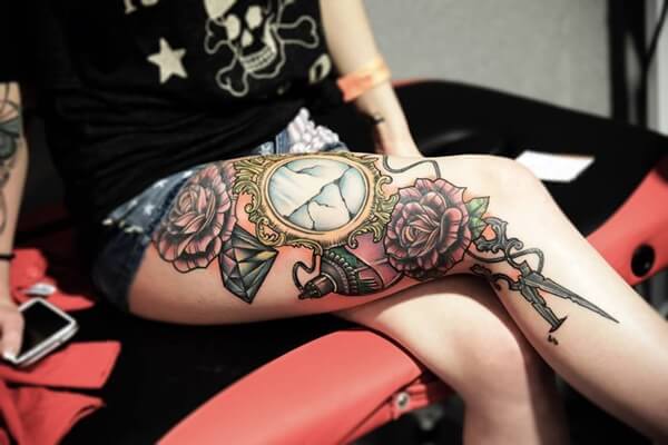 thigh tattoo designs (47)