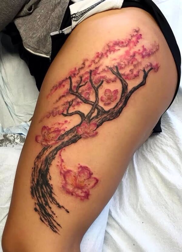 thigh tattoo designs (50)