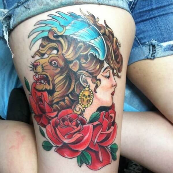 thigh tattoo designs (93)